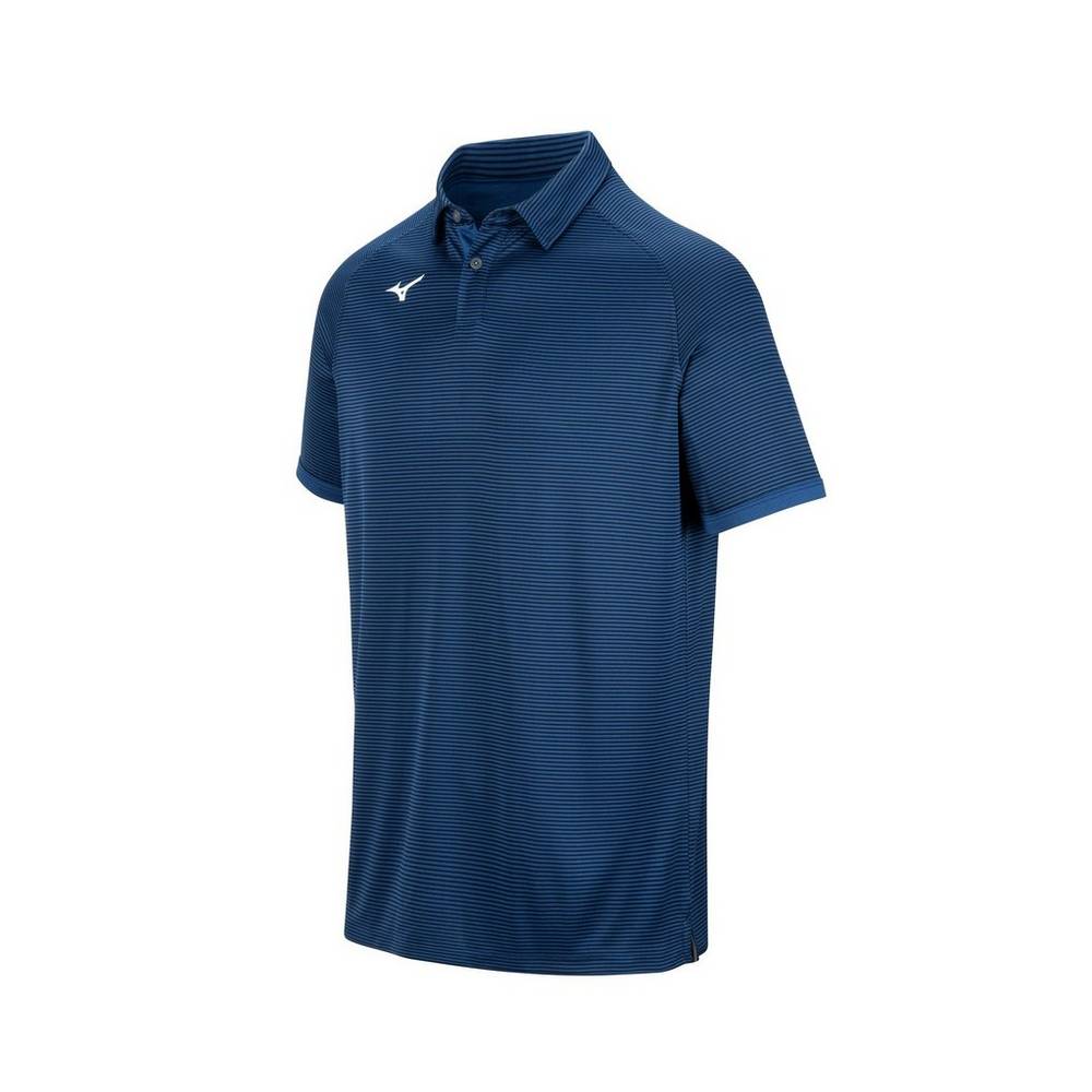 Polo Mizuno Scout Hombre Azul Marino Baratas OMYB-89417